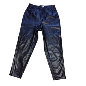 NEW Juicy Couture Glossy Faux Leather Pants 30 Vegan Coated